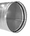 Vent flow 4 to 3 (102 to 76mm) diameter, 6-3/4 long Adapter Reducer, Flex-L #SRARZA43, specially designed for attaching Flex-L brand Category III vent pipe to a Std Power Vent fan or blower type unit