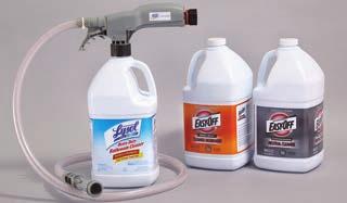 5 gallons per minute, Easy-Blend Dispensing Systems are designed to fill both spray bottles and mop buckets, with one unit Easy-Blend Dispensing System is perfect for chemical dispensing in