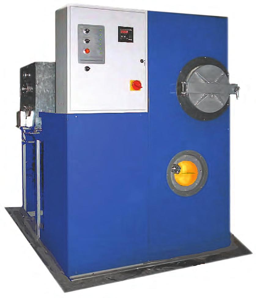 Processing Solvents MACHINES FOR DEGREASING SMALL AND LONG PARTS WITH FRONT LOADING.