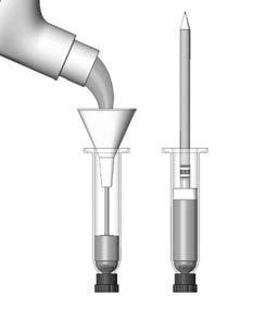 For best results, we strongly recommend that you use a piston as part of your dispensing system.