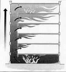 The rate at which this occurs will depend on the thermal conductivity of the materials involved. Metals are generally the best conductors of heat.