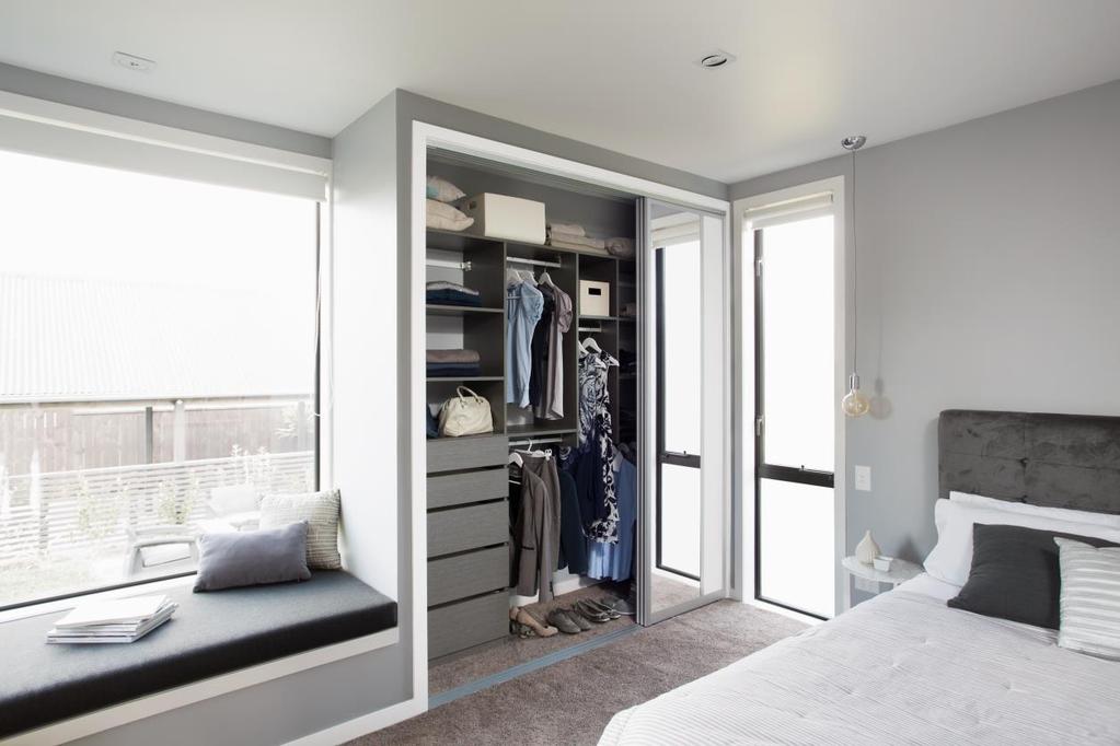 How to Maximise Your Storage Area in a reach-in Type Wardrobe To make the most of your storage design, plan your door frame opening - full height, full width access to the inside of the wardrobe.