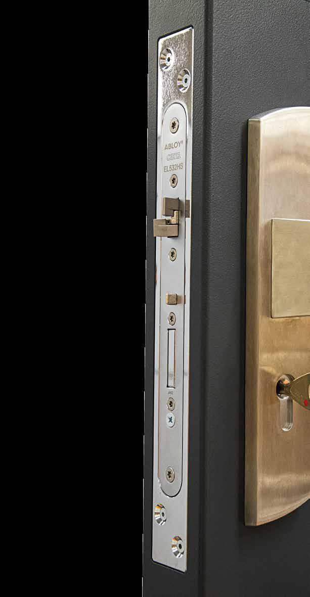 ABLOY CERTA HI-SECURITY Hi-Security category locks are suitable for electrically controlled fire rated doors requiring extremely high level of security.