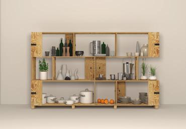 Shelving system You can create your own composition or