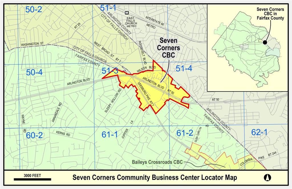 REPLACE: Fairfax County Comprehensive Plan, 2013 Edition, Area I Volume, Baileys Planning District, as amended through March 3, 2015, Seven Corners Community Business Center, pages 108-127 as