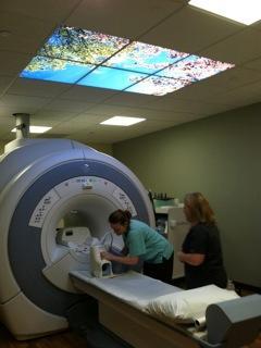 26ft L x 19ft W MRI room 3T magnet