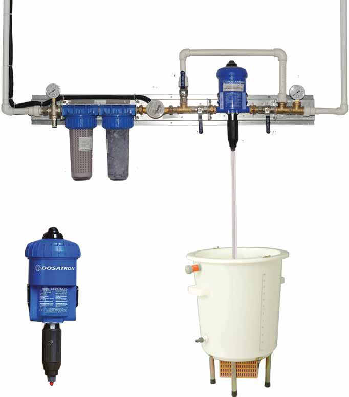 MEDICATOR NIPPLE WATERING GROUP MEDICATOR GROUP This compact product is placed in poultry houses before nipple watering lines which offers all the needed controls for efficient watering.