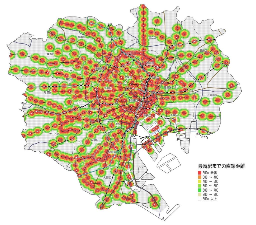 2. Rail Transit in Japan and its development <Metropolis as Complex of Walk-able Urban Cells