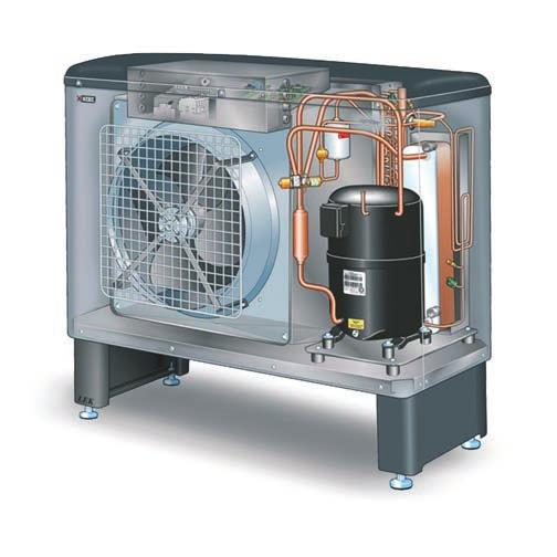 SYSTEM TYPES AND LAYOUTS OF CENTRAL HEATING SYSTEMS Air source heat pump cut away Ground source heat pumps A ground source heat pump extracts heat from the