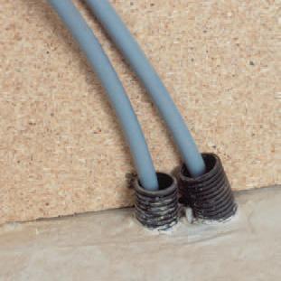 11 LAYING PIPES IN CONCRETE FLOORS Plastics are not affected by cement, limes, mortars, concrete and general corrosion. They can therefore be installed directly in screeded floors.