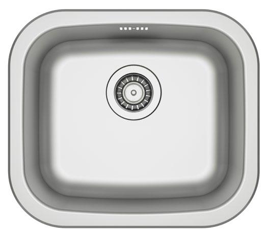 All sinks except our FYNDIG are included in our 25 year guarantee. 5. BOHOLMEN insert sink 1 1/2 bowls 2,690.- Fits cabinet frames minimum 60cm wide.