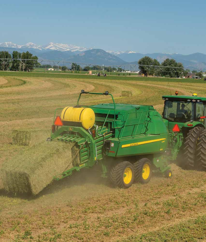 AUTOMATIC CONTROL AN AUTOMATIC SYSTEM CREATES ECEPTIONAL BALES The automatic applicators work as you go, applying the right amount of preservative at the right time, based on moisture levels.