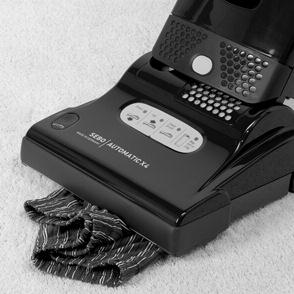 providing optimal cleaning of all floor surfaces. The height adjustment chosen by the machine ensures aggressive brush action, while providing optimal air flow.