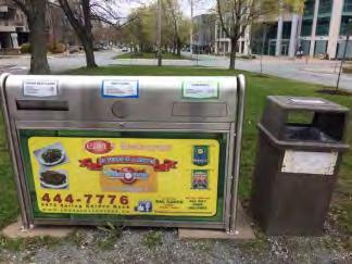13. Permanent Outdoor Bins 1. Remove all single garbage bins, unless justification for an exception is made. 2.