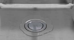 May be completed with NORRSJÖN sink accessories for effective use of space of the sink. LILLVIKEN lid and LILLIVIKEN strainer are included in the price. W28⅞xD17¼xH7⅛". Stainless steel. 591.579.