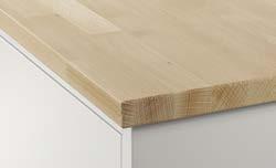 60 $119 L98 25⅝x1⅛". 802.749.63 $149 OAK Oak is a very hard wood, making it a popular choice for countertops and interiors.