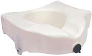 plastic for strength and durability Height Depth Width fg # CIN 5 16.5 17 12026 4069233 Toilet eat Elevator Adds 3.