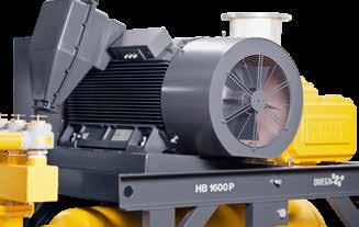 Special frequency converters and star-delta starters are also available for HB-PI series blowers.