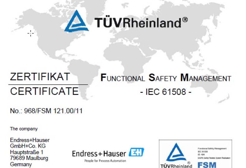 TÜV Certified Functional