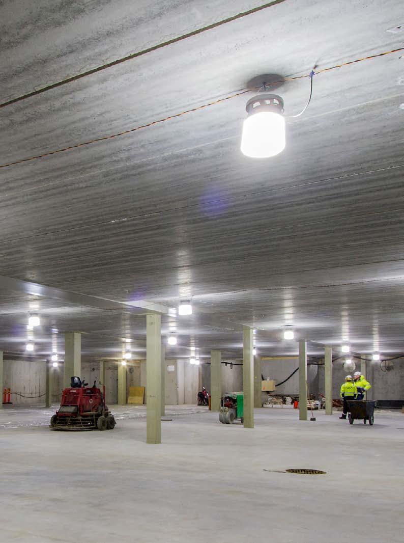 REQUIREMENTS OF CONSTRUCTION SITE LIGHTING Level of lighting on construction sites Correctly implemented and sufficient lighting ensures good and safe working conditions The most important areas to