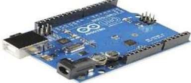 Fig. 5: Arduino Microcontroller The Arduino programming language is used to the program the microcontroller on the arduino board and it also uses the Arduino development environment.