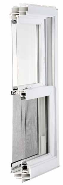 Balance Channel Covers: Provide a stylish aesthetic. Beveled exterior edge: Creates the look of hand-crafted windows. Dual nite-vents: For added security and ventilation. Easy cleaning.