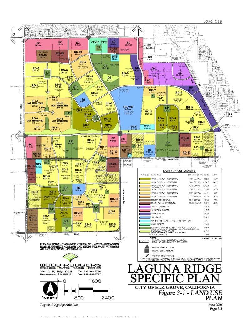 Page 2 Following approval of the LRSP, staff coordinated with the Owner s Group to develop a composite map for the entire Laguna Ridge area.