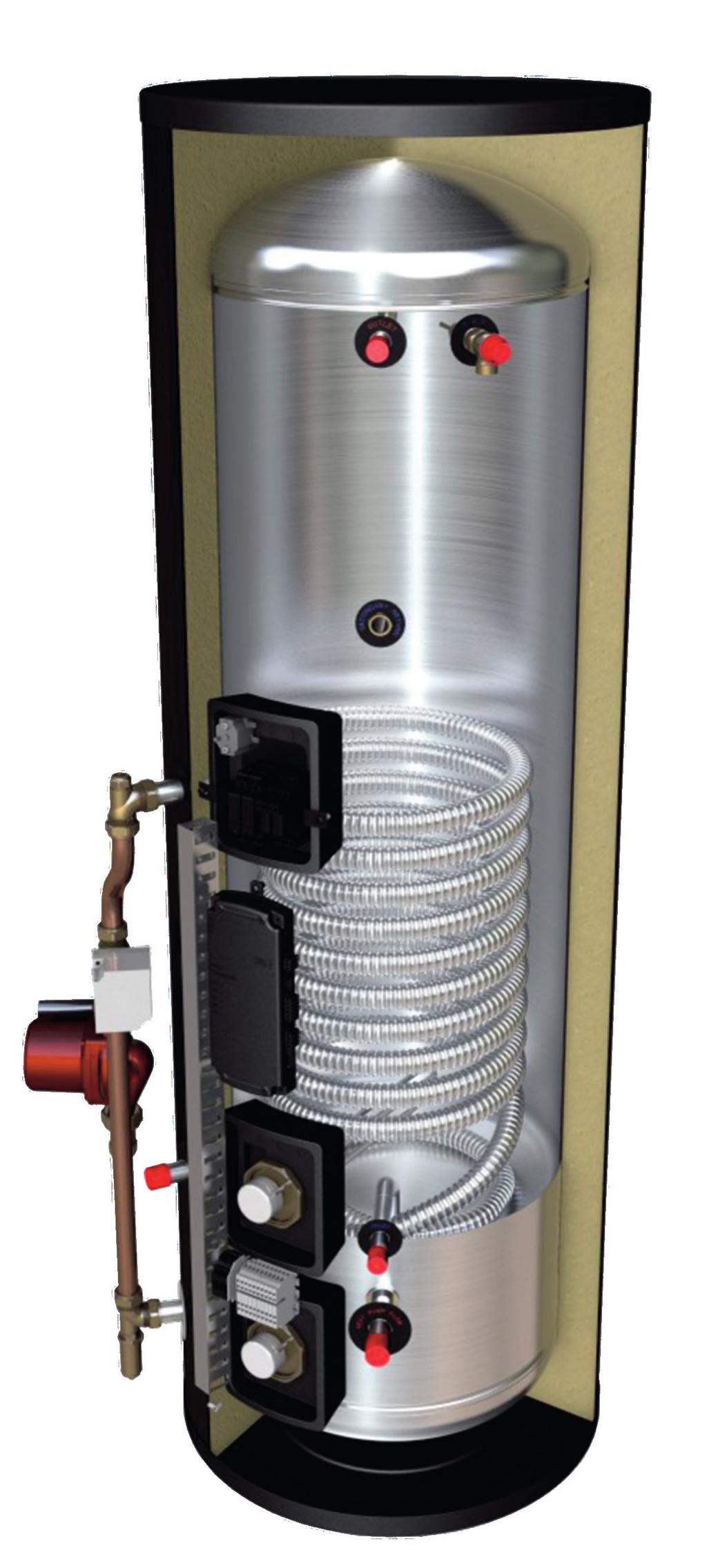 A-Class heat pump cylinders Unvented stainless steel cylinders for heat pumps Sustainable material Inner vessel manufactured from premium grade Duplex stainless steel Lightweight yet ultra-high