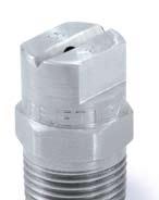 spaces Widely used for dust prevention VeeJet flat spray nozzle Full cone nozzle features: