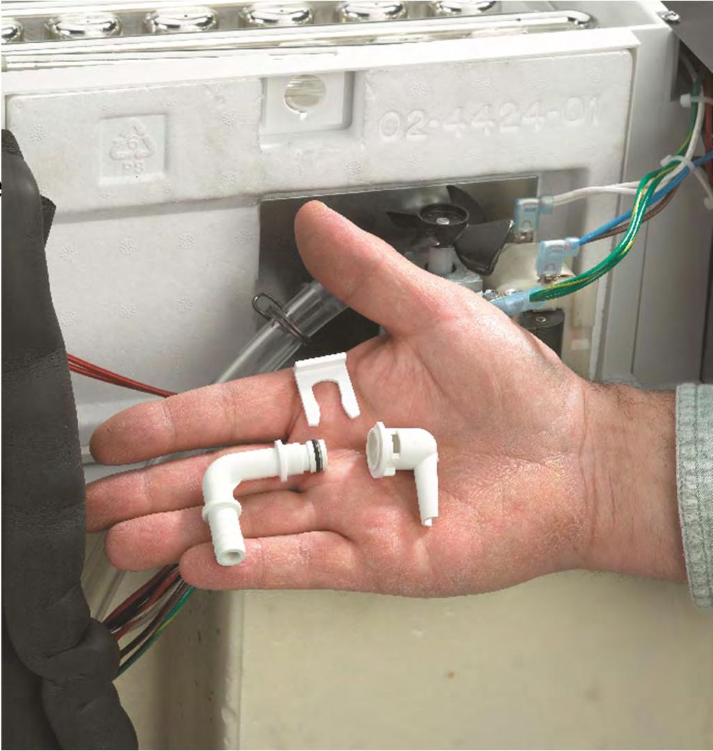 Service Remove Cabinet Remove evaporator water