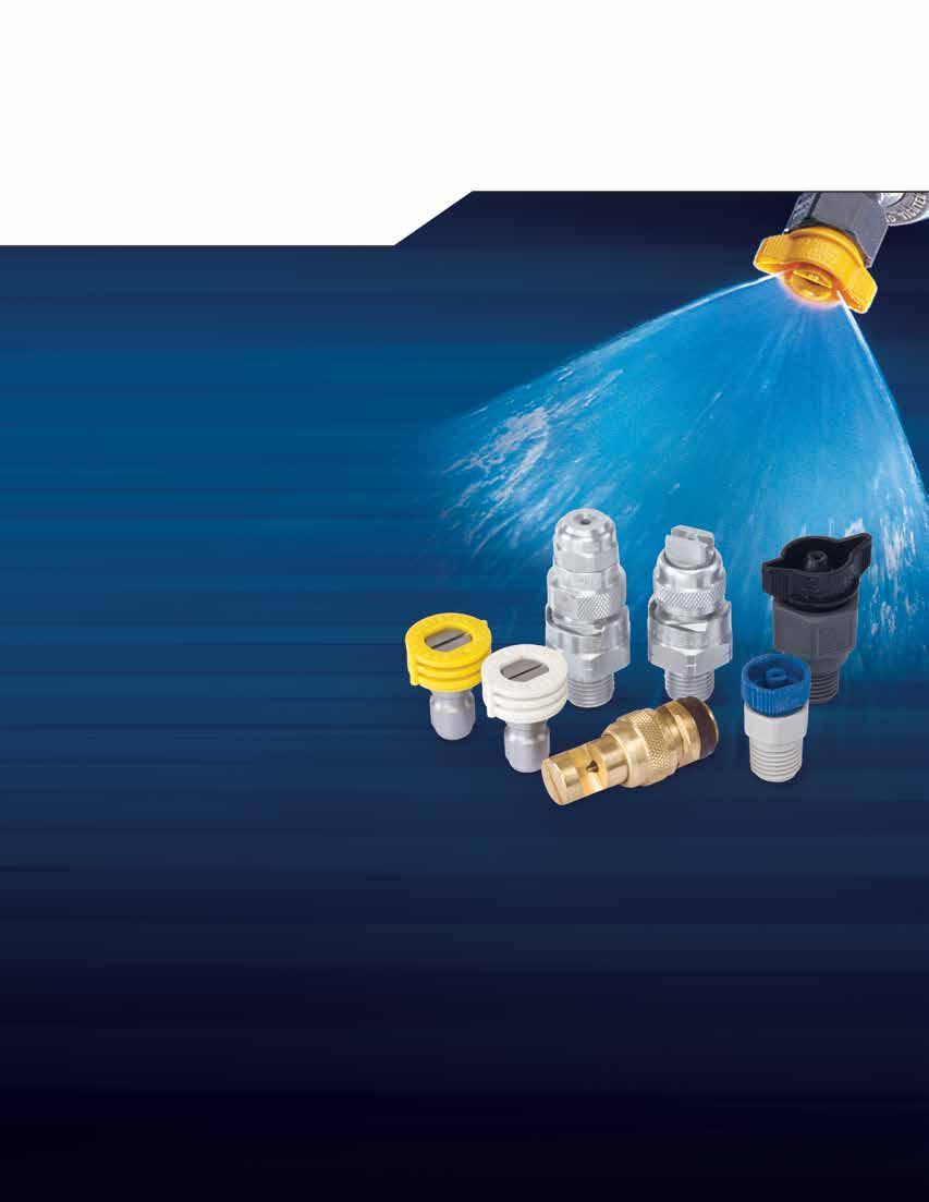 Quick-Connect Spray Nozzles Reduce installation and maintenance time Choose from the broadest line of quick-change nozzles in a wide range of materials One of the easiest ways to minimize maintenance