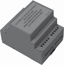 Wall electronic controls Speed switches - version ID Code SEL- 9025302 Serie Speed switch (slave).