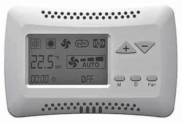 Controls and units MB version /-ECM Serie T-MB wall control Description ID Code Wall control (to be used with MB board only) T-MB 9066331E Wall control with display that allows controlling one or