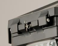 properties Tool-less Maintenance HID Cover Latch and Hinge for