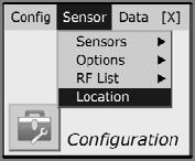 Settings location list Dropdown menu Item Accessible settings Wireless MSHA factory-enabled units only. Choose the interval at which data are wirelessly transmitted.