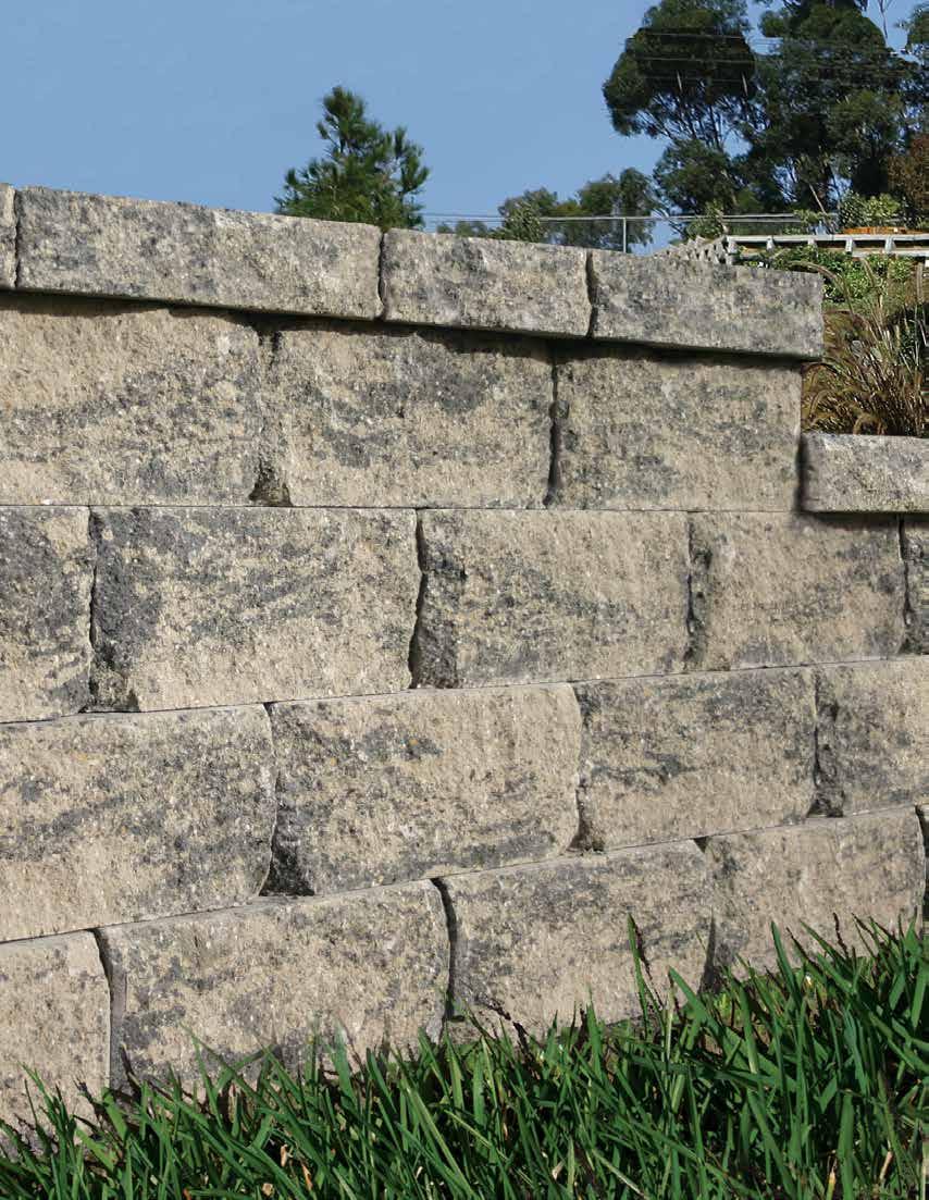 Landscape Walls Legacy Stone Unit Cap Unit 6" 16" 10⅜" 42 lbs xx xx Height