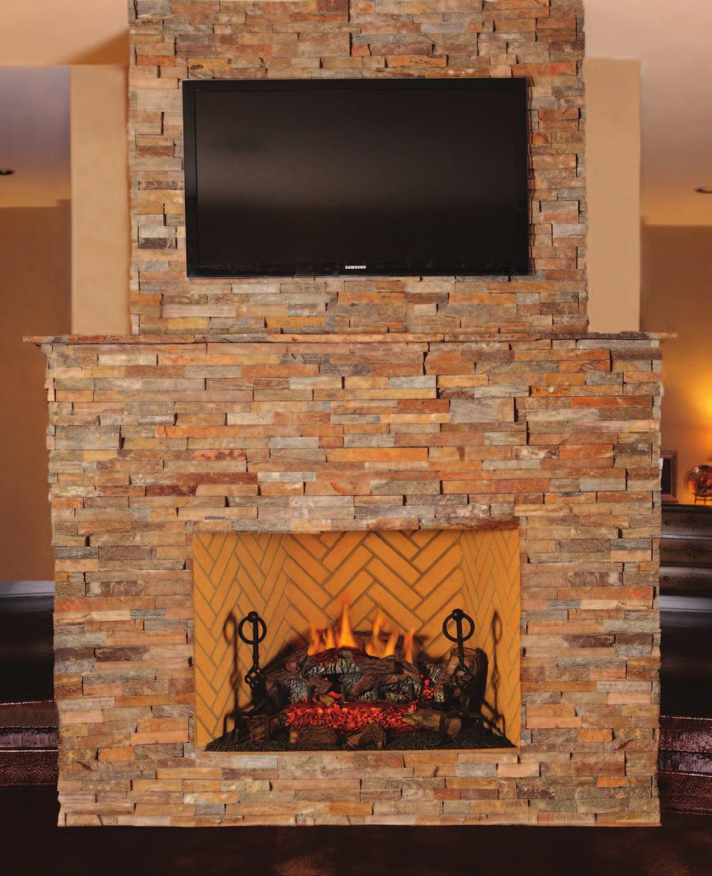 Fireplaces Indoor Gas Fireplaces Premium Masonry The first thought you may have of the Premium from the Luxury Series is that it doesn t look like a gas fireplace.