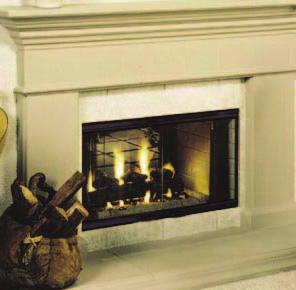 Indoor Gas Fireplaces Multi-view Series Corner Vantage Hearth s Corner is the perfect space saver model.