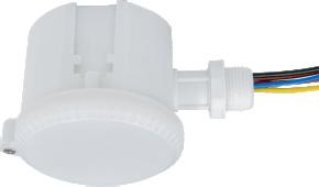 IP65 Microwave Motion Sensor Description The MC031V sensor is innovative and active motion detectors with HF system 5.8GHz. Motion can be detected through plastic, glass and thin non-metal materials.