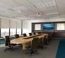 to the changing position of the sun Easily reconfigure spaces to allow for churn without rewiring Class A and B private office Fixtures commonly used: downlights and troffers A tailored lighting