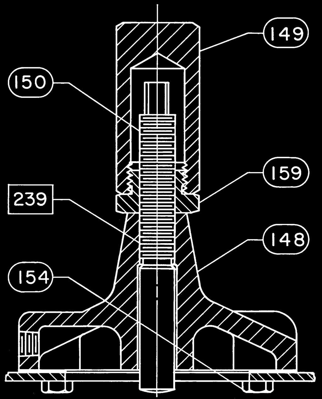 30/30i - 76/76i ir 87 dydžio pavaros mechanizmai 667 Naudojimo instrukcija 23 pav. 12 konstrukcijos eigos aukštyn stabdiklis (montuojamas prie korpuso) 24 pav.