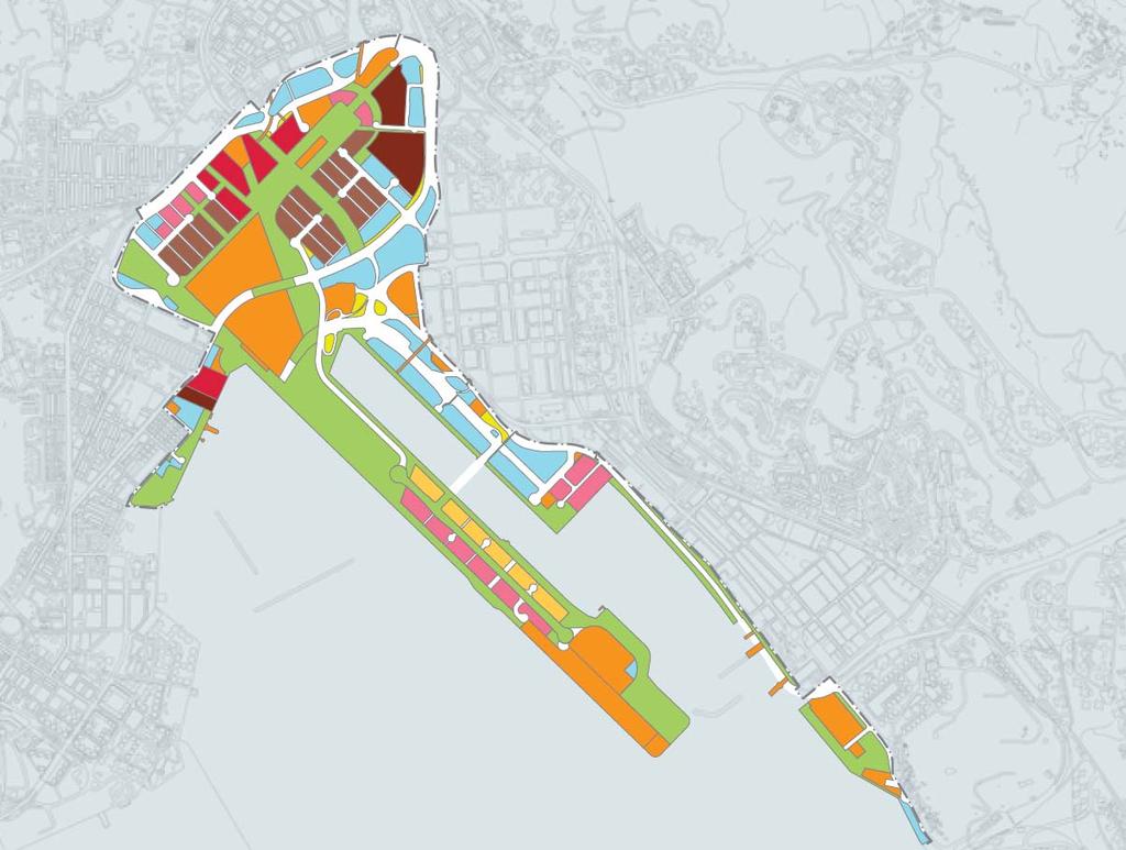 Overview of Kai Tak Former North Apron Kai Tak Land Use Plan Kowloon Bay To Kwa Wan