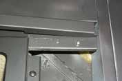 3) P131: Remove the 6 screws that secure the glass door and