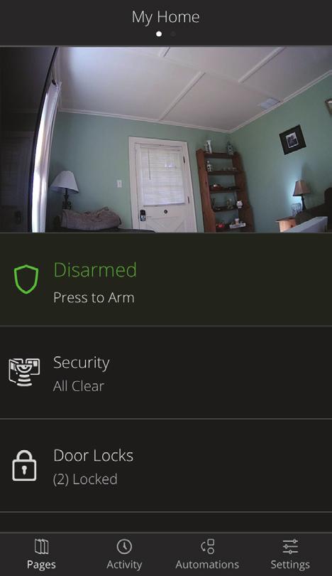 Mobile Access Introduction The Mediacom Home Controller app allows you to access a core set of security system