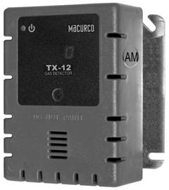 Macurco TX-12-AM Ammonia Detector, Controller and Transducer User
