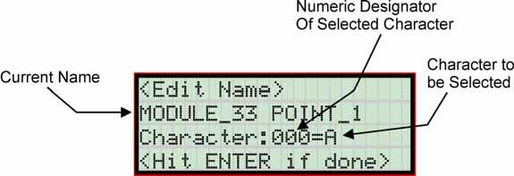 IFP-100 Installation Manual 7.6.3.1 Assigning a Name to a Point You can assign a name to a point to make it easier to recognize on a display.