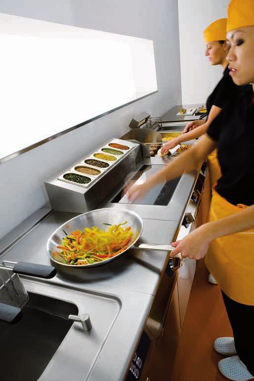 Frontal induction top Induction Wok HP Bring out your creativity!