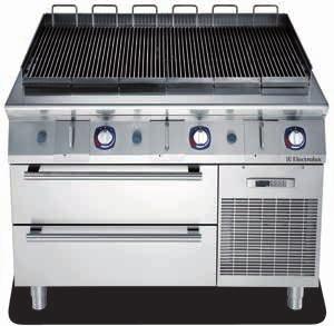 Maximum power with the PowerGrill HP or Fry Top HP on the top of the innovative