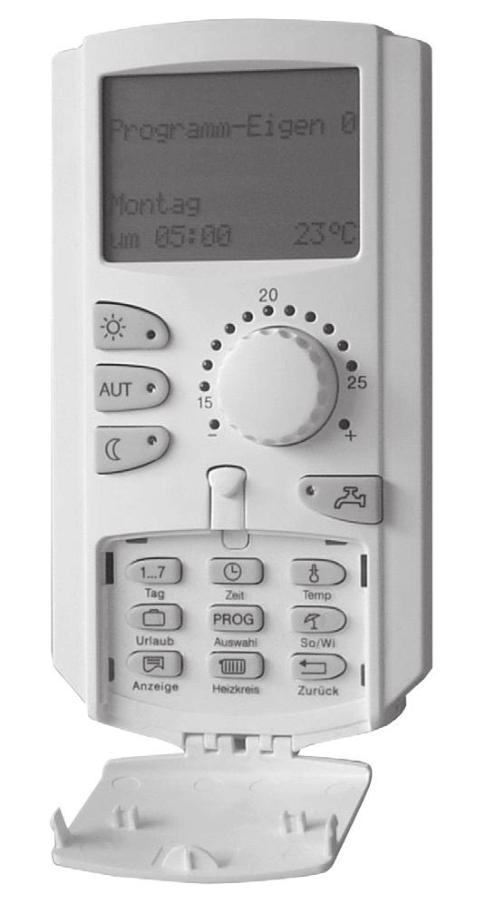 4 Heating controls Communication-enabled MEC2 programming unit All important parameters of the Logamatic 4121 and 4122 control units are managed by the digital MEC2 programming unit ( Fig. 52).
