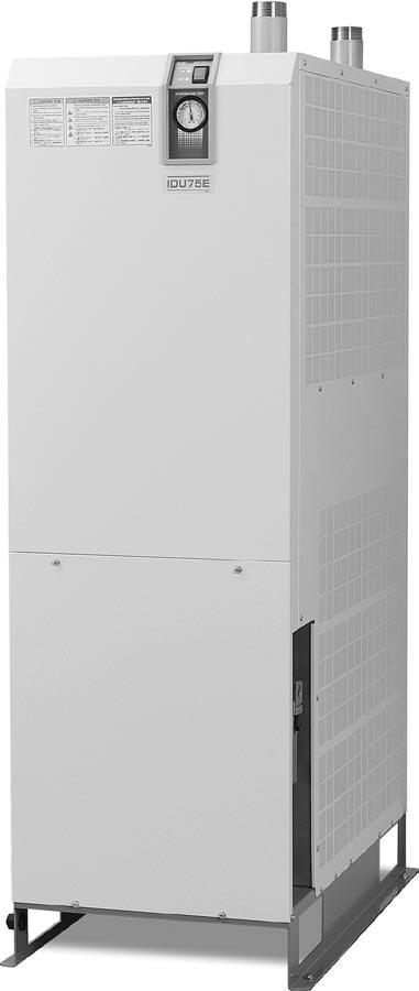 Refrigerated ir ryer Series IU Standard Specifications Symbol Refrigerated air dryer uto drain Specifications Fluid Inlet air temperature ( ) Inlet air pressure (MPa) mbient temperature (humidity) (